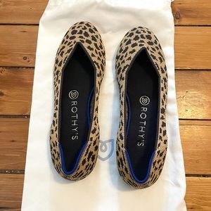 Rothy's retired leopard print size 7.5 never worn